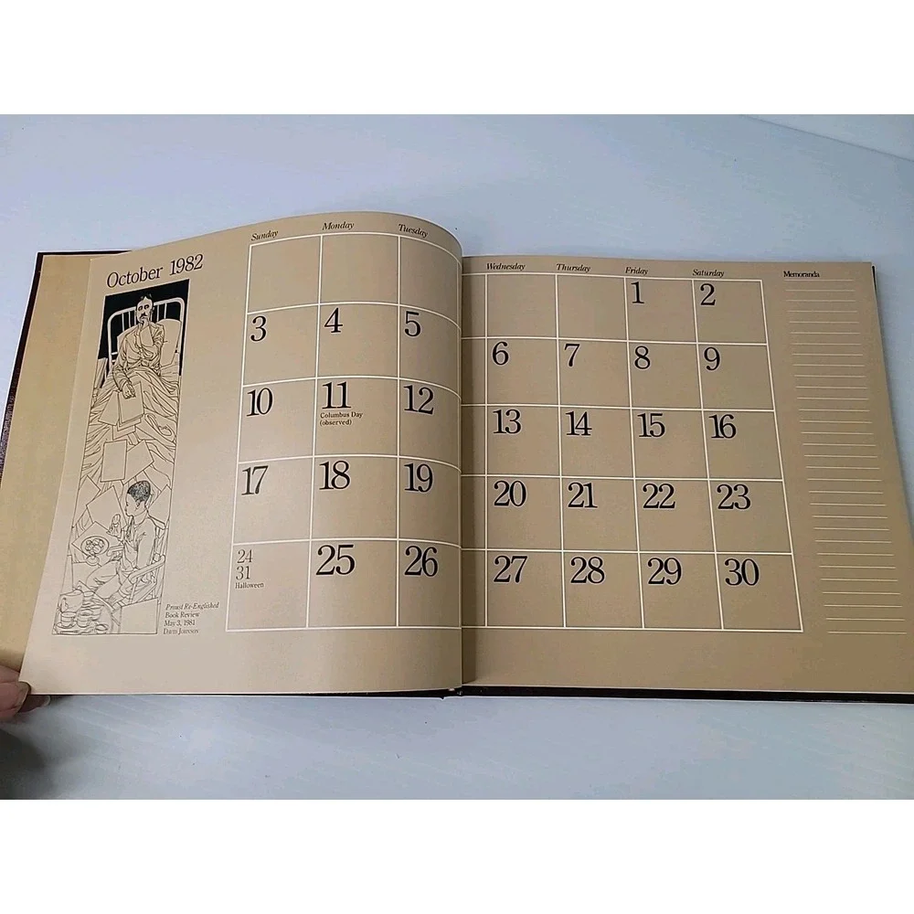 VTG RARE 1982 The New York Times Appointment Calendar Hardcover‎ Book Unused